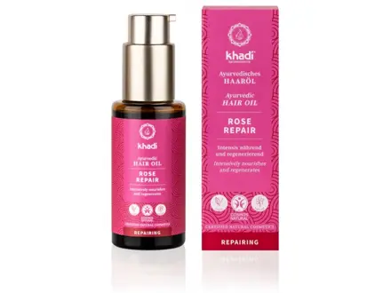 Vlasový olej Khadi - Růže