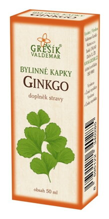 Ginkgo bylinné kapky Grešík