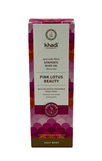 KHADI tělový olej - PINK LOTOS