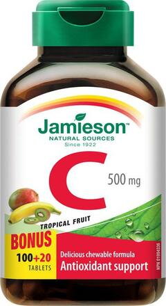 JAMIESON Vitamín C 500 mg na cucání