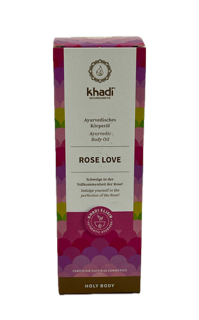 KHADI tělový olej - RŮŽE