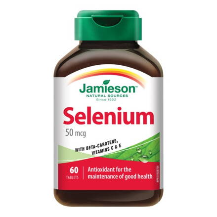 JAMIESON Selen 50µg s betakarotenem a vitamíny C a E tbl.60